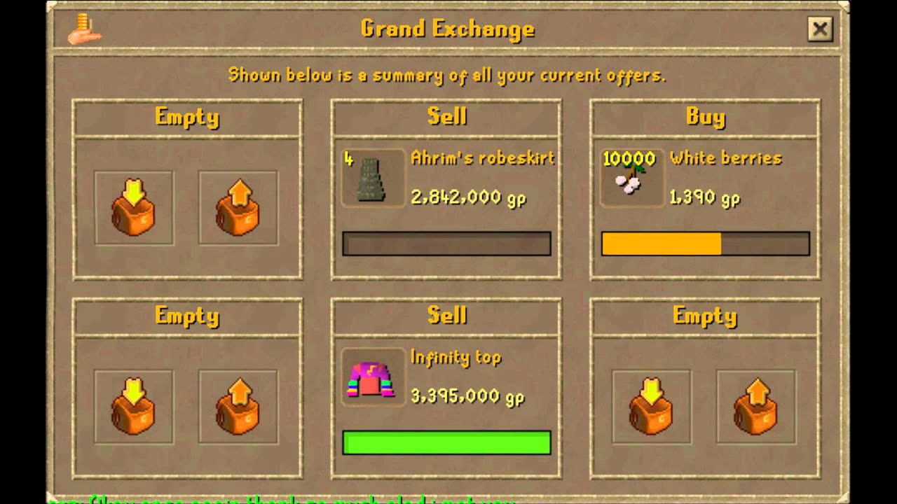 Item Flipping [Runescape] 5.2m profit YouTube