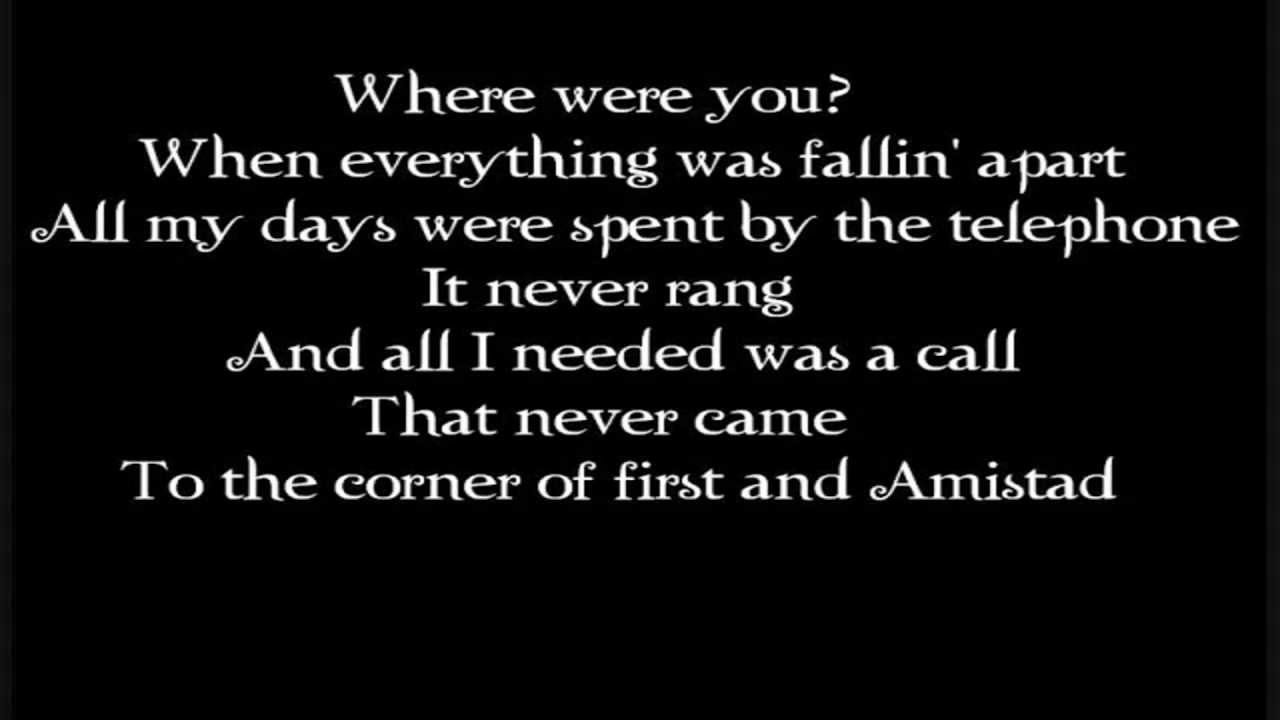 FRAY HOW TO SAVE A LIFE LYRICS fray how to save a life lyrics: