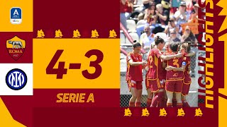 ⚽️ VIENS, KUMAGAI, VIENS, GIACINTI | ROMA 4-3 INTER | Highlights Serie A Femminile, 2023-24