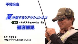 【ティムコ】夏を制するリアクションネコ★徹底解説　マルチスティックスライド　平村尚也