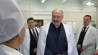 Лукашенко посетил производственный участок ОАО Молочные продукты в Хойниках