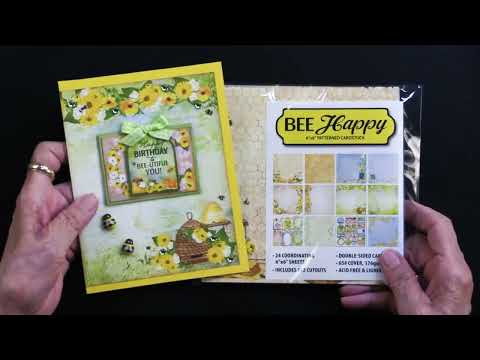 Bee Happy Chipboard