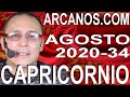 Video Horóscopo Semanal CAPRICORNIO  del 16 al 22 Agosto 2020 (Semana 2020-34) (Lectura del Tarot)