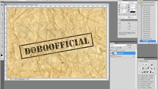 Grunge Stempel Effekt Photoshop Tutorial Youtube