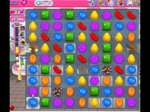 How to beat Candy Crush Saga Level 10 - 3 Stars - No Boosters - 107
