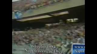 Arriva Maradona al San Paolo...Luglio 1984