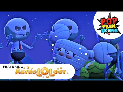 AstroLOLogy: Zombies Attack 2 | Halloween Specials | Spooky Cartoons for Kids | Pop Teen Toons
