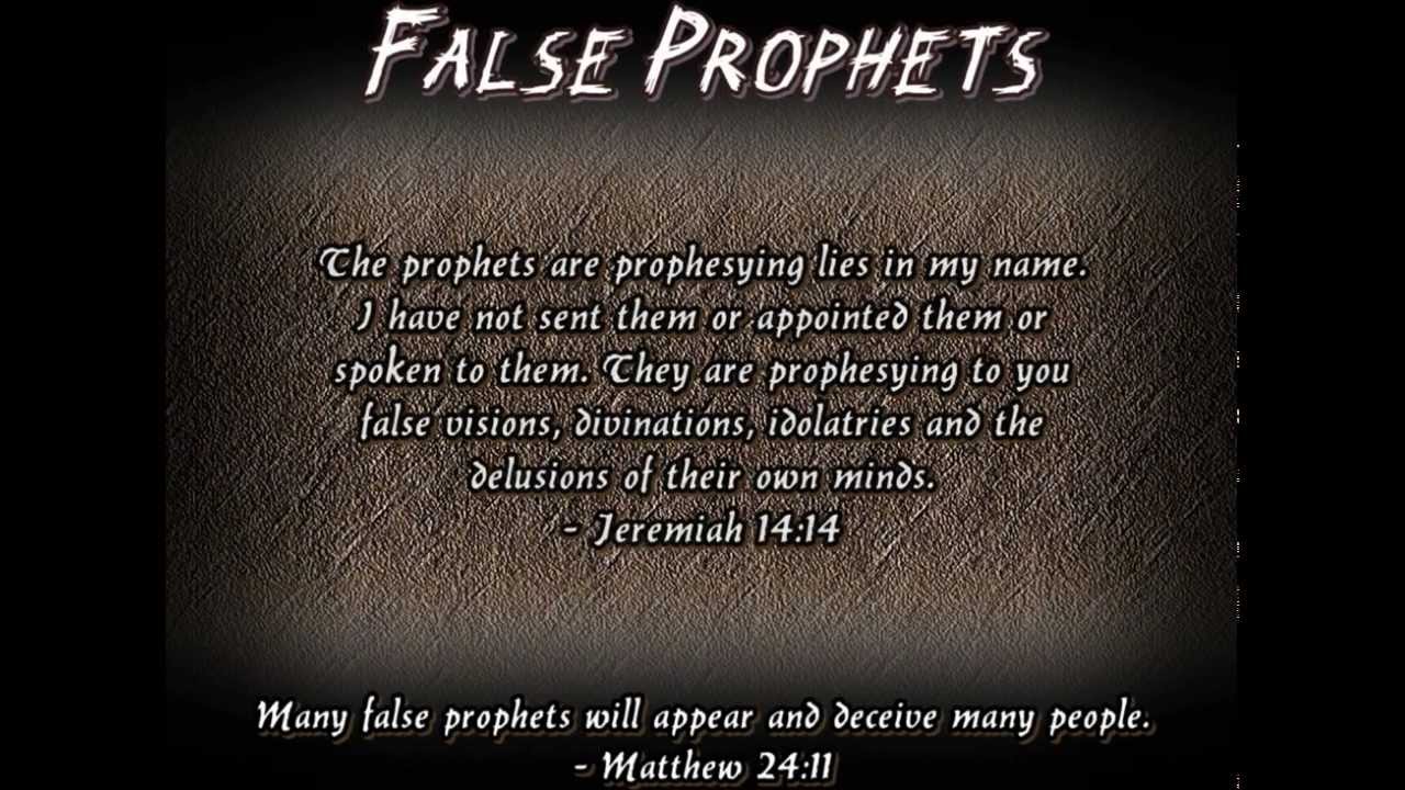 False Prophets - Bible Verses - YouTube