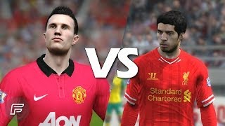 Robin Van Persie Vs Luis Suárez по версии FIFA 14