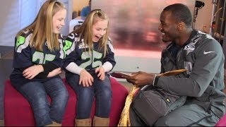 Super Bowl 2014: Seattle Seahawks' Derrick Coleman Makes Fans' Dream Come True