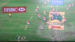 George North try for The Lions