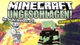 10 Mal mit dem Stuhl im Kreis drehen xD WTF?! - Minecraft UNGESCHLAGEN #78 | ungespielt