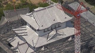 「平成の大修理」進む姫路城