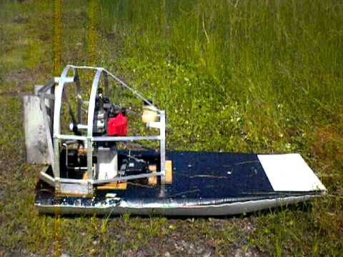 rc airboat 46cc homelite engine - YouTube