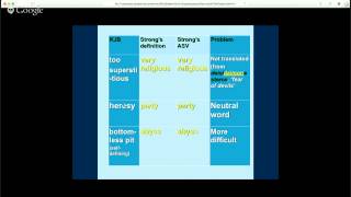 Intro to King James Bible Class - 2