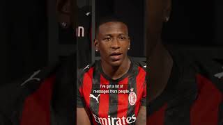 Estupiñan first words as a Rossonero 🎙️? | #WelcomeEstupññan | #Shorts