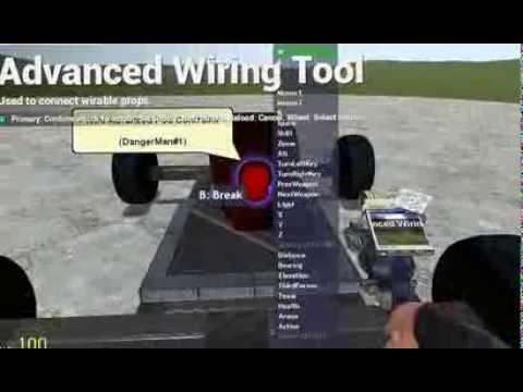 How To Make a Simple WASD Car Using WireMod Gmod 13 - YouTube