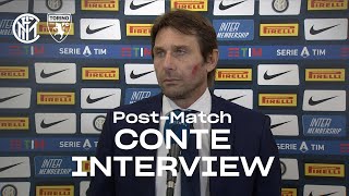INTER 4-2 TORINO | ANTONIO CONTE EXCLUSIVE INTERVIEW: "We need more of a ferocious edge" [SUB ENG]