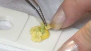 菜の花の作り方 その2 樹脂粘土 フローレ Youtube