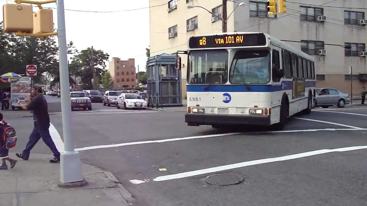 MTA Bus: 1997 OBI Orion V Q8 Bus #5981 (Ex.Green Bus Lines #5544) at