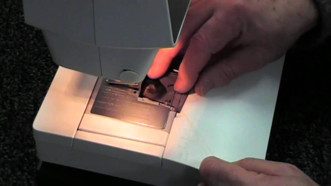 PFAFF Expression 3.0 Sewing Machine How to Load a Bobbin YouTube