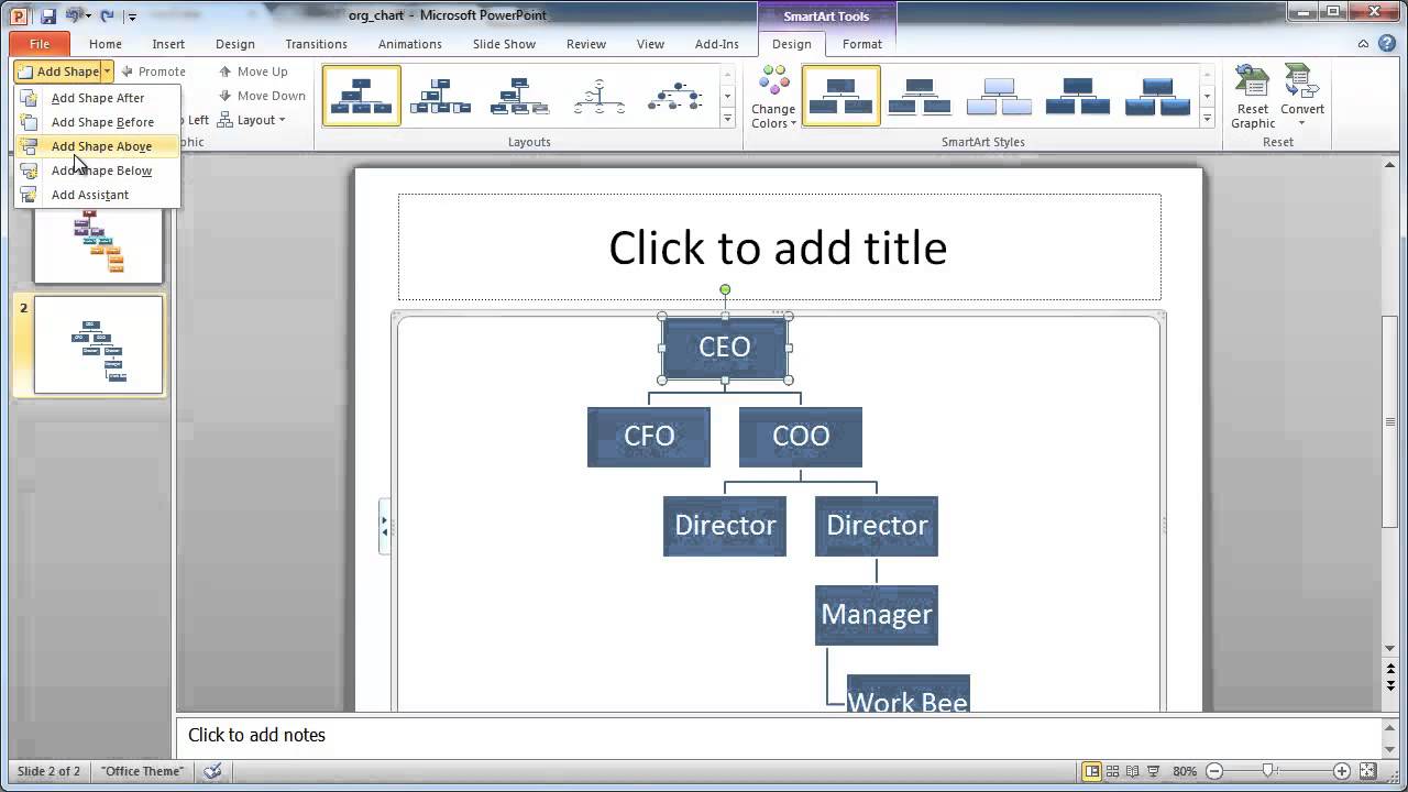 Build An Org Chart In Word