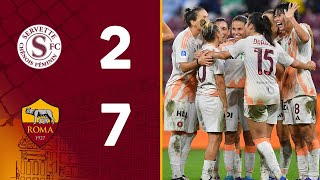 SERVETTE 2-7 ROMA | WOMEN'S CHAMPIONS LEAGUE HIGHLIGHTS