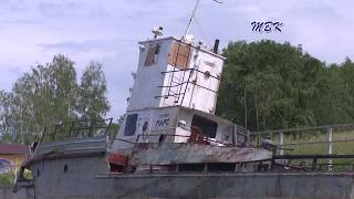 В субботу в бердской акватории затонул буксирный катер