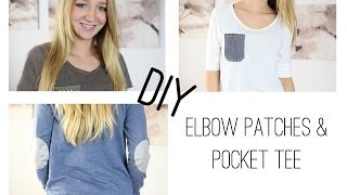 Elbow Patches & Pocket Tee by mirellativegal