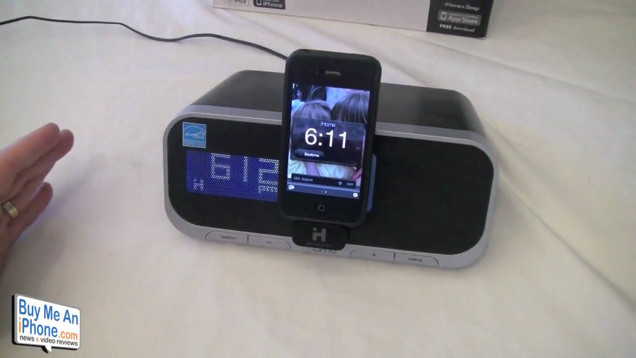 iHome iA5 App Enhanced Alarm Clock - YouTube