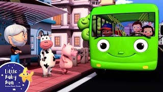 Wheels On The Bus | NEW VERSION | Nursery Rhymes | HD Version