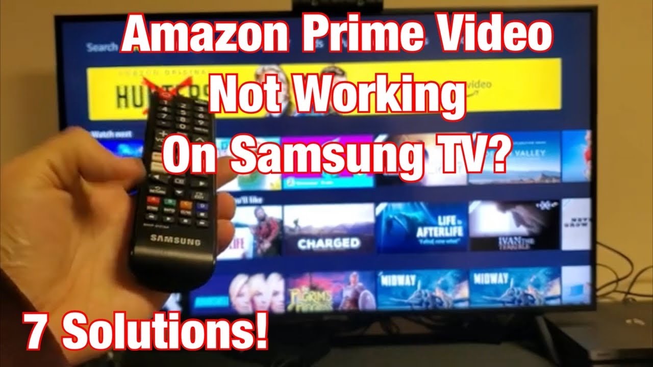 amazon prime video app samsung smart tv