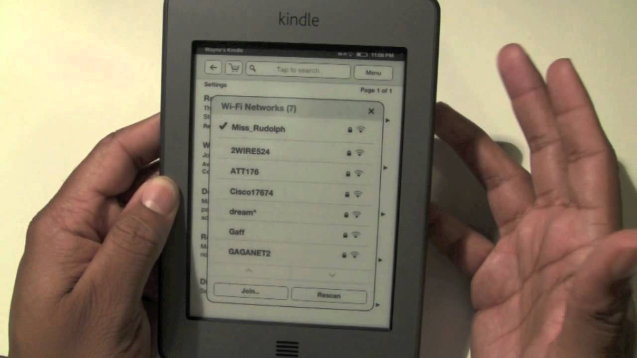 How To Connect Wifi To Kindle Touch