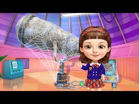 Sweet Baby Girl Cleanup Play Fun School Cleaning And Dress Up Girl Games