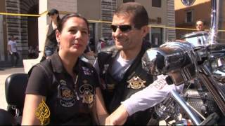 Pope blesses thousands of Harley bikers