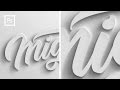 Photoshop Tutorials - How to make 3D text