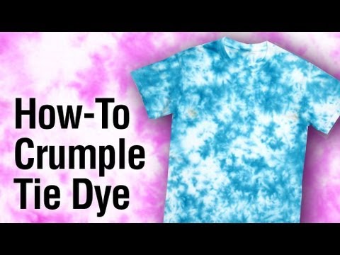 Tulip Tie-Dye Crumple Technique How To - YouTube