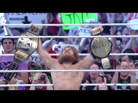 Daniel Bryan remporte le titre de champion du monde poids lourds de la WWE à Wrestlemania 30
