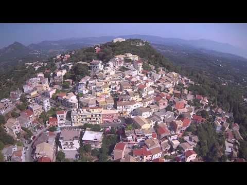 project corfu video Pelekas village - Corfu