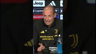 Allegri e l’#Inter: “Sono permalosi” #shorts