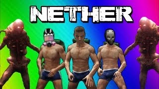 Nether Gameplay Funny Moments #1 - The 3 Noobs