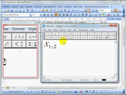 how to insert equation in word 2011