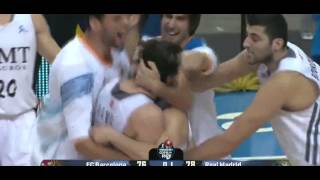 Tiro Llull Copa Rey baloncesto Barcelona Madrid 2014