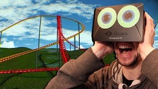 Oculus Rift Rollercoaster | MAYBE I'M OVER MY FEAR OF HEIGHTS.....NOPE!