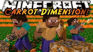 Minecraft Mod Showcase : THE CARROT DIMENSION!