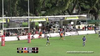 Video: Sri Lanka vs South Korea - Cup Quarter Finals #Singapore7s