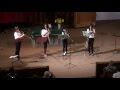 Quatuor de sacqueboutes. Académie musicale de trombone d'Alsace 2013.