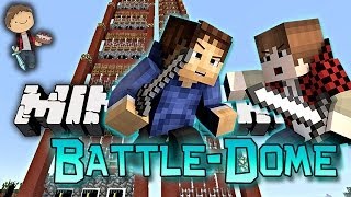 Minecraft: BATTLE-DOME w/Mitch & Friends Part 1 - LADDER DOME!