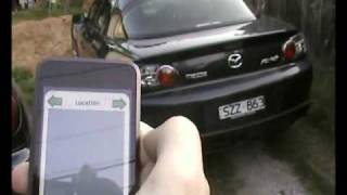 Mazda RX-8 Controlled from an iPod Touch Mazda RX-8 Controlled from an iPod Touch