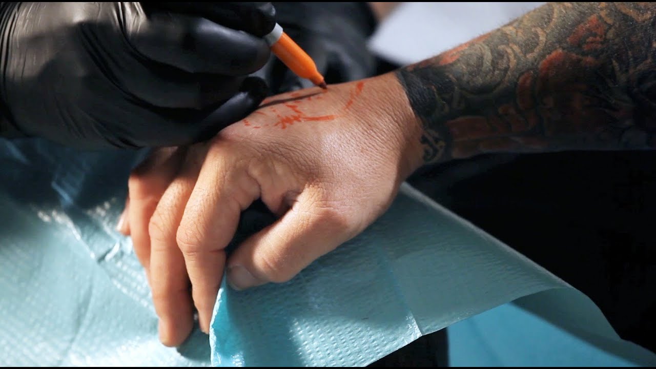 How to Draw on Skin Tattoo Artist YouTube